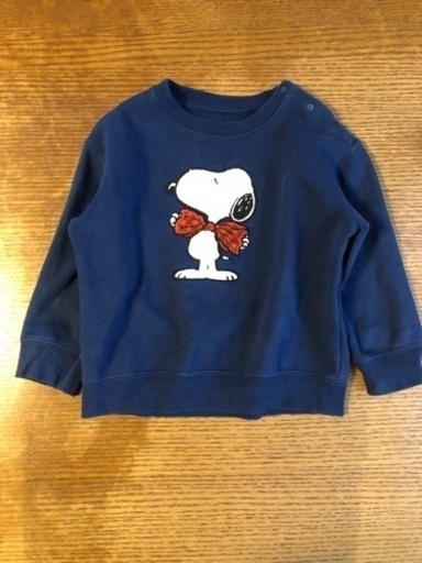 ユニクロスヌーピー裏起毛トレーナー 100サイズ Luvsky8 喜多見のキッズ 用品 子供服 の中古あげます 譲ります ジモティーで不用品の処分