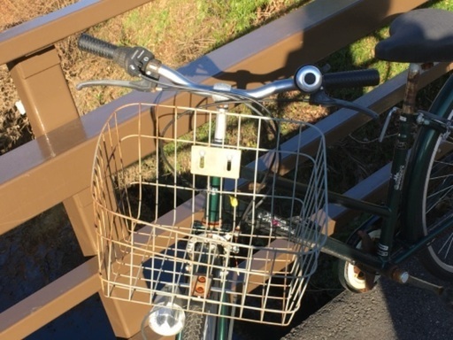 値下げ(chariyoshy 出品)美品 27インチ自転車 グリーン