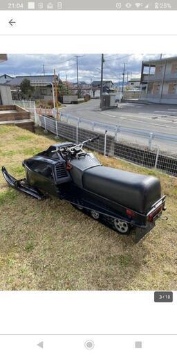 ヤマハ BR250 スノーモービル