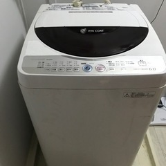 [決まりました] SHARP洗濯機 6kg