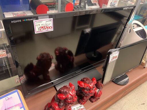 お待ち帰り限定お値引き！！【実店舗販売中　中古　シャープ　SHARP　アクオス　AQUOS　40型液晶テレビ　LC-40G7　2013年製】