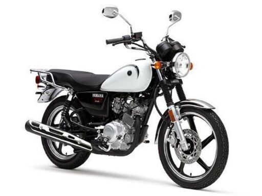 ヤマハ　YB125SP　白
