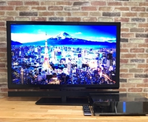 ①即日受渡❣️東芝最高グレードCELL REGZA46型TV 3TB HDD内蔵録画タイムシフト