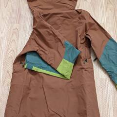 【BURTON AK】スノーボードウェア上下セット【レディースS】ブラウン/カーキ