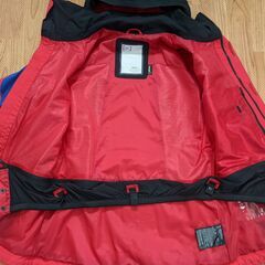 【BURTON AK】スノーボードウェア上下セット【レディースS】レッド/ブルー