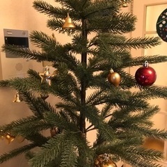 IKEA クリスマスツリー　180cm FEJKA オーナメント付