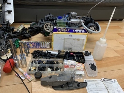 部品多数、タミヤエンジンカー