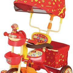 新品未使用】アンパンマン三輪車
