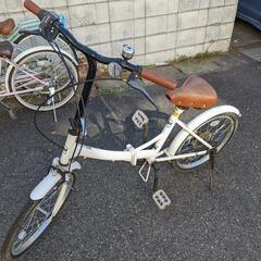 【ネット決済】ギア付き折り畳み自転車