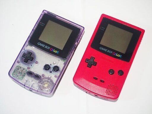 【苫小牧バナナ】ジャンク品!!Nintendo/任天堂 CGB-001 ゲームボーイカラー まとめ売り 2台セット 現状渡し