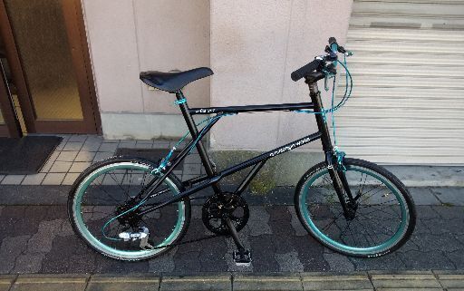 a.n.design-works[ANデザインワークス]a-lee207 20吋ミニベロ(小径車) 7speed/ブラックｘブルー
