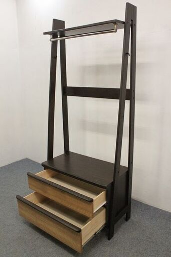収納家具 ニトリ ワードローブ ニーズ3 2段チェスト 幅83cm ホワイト 