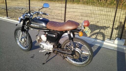 [配送可]　スズキ　k50　2st　ビンテージ　MT　4速　カフェレーサー　実働　原付