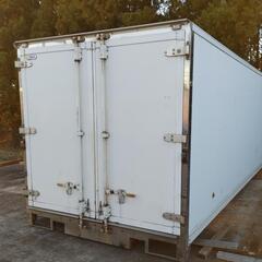 【香取市山之辺】No.M-45【税込み170000円です】保冷コンテナ 床はアルミ縞板 長さ約605cm×幅230cm×高さ240cmくらい 配送可