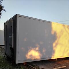 【香取市山之辺】No.M-45【税込み170000円です】保冷コンテナ 床はアルミ縞板 長さ約605cm×幅230cm×高さ240cmくらい 配送可