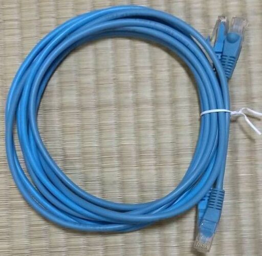 LANケーブル 2m 2本 (紫☆彡) 武蔵溝ノ口の周辺機器の中古あげます