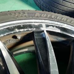 Weds ウェッズ レオニスCX 18インチ　7J-18   5/100 +47　タイヤ215/45R18　中古