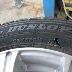 【年末対応！】155/65R13 中古スタッドレスタイヤ 4本セット 軽自動車用