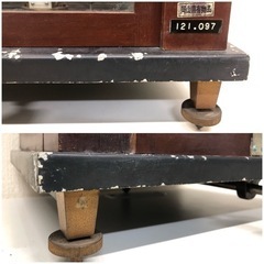 KT-24 アンティーク雑貨 島津製作所 上皿天秤 ガラスケース はかり