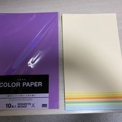色画用紙、チップボール紙