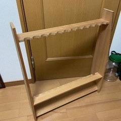 【ネット決済】ロッドスタンド（木製）