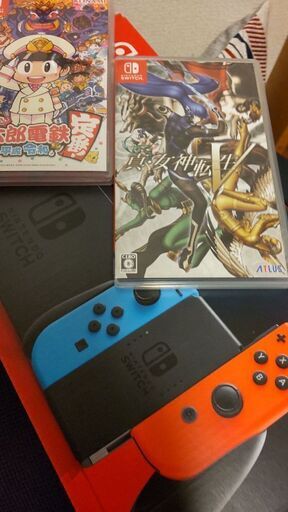 任天堂Switch　売ります。桃太郎電鉄・真・女神転生5付き