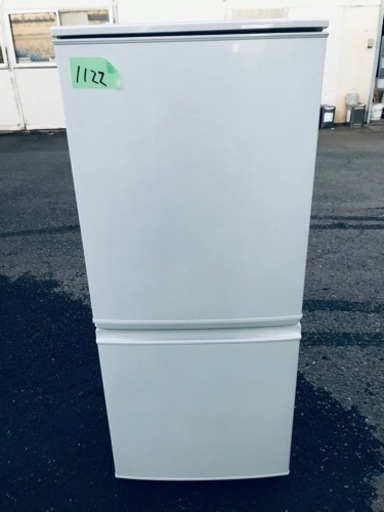 ✨2016年製✨1122番 SHARP✨ノンフロン冷凍冷蔵庫✨SJ-D14B-W‼️