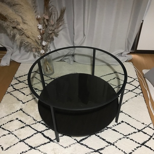 イケア ガラステーブル ヴィットショー
