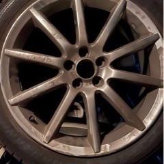 スタッドレスタイヤ アルミホイル4セット18インチ45ヴォクシー、ヴェルファイア等