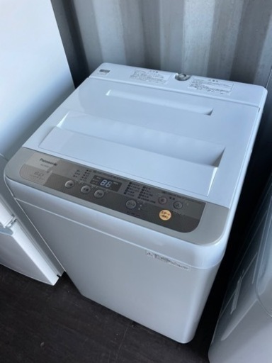 No.1234 Panasonic 6kg洗濯機　2018年製　近隣配送無料