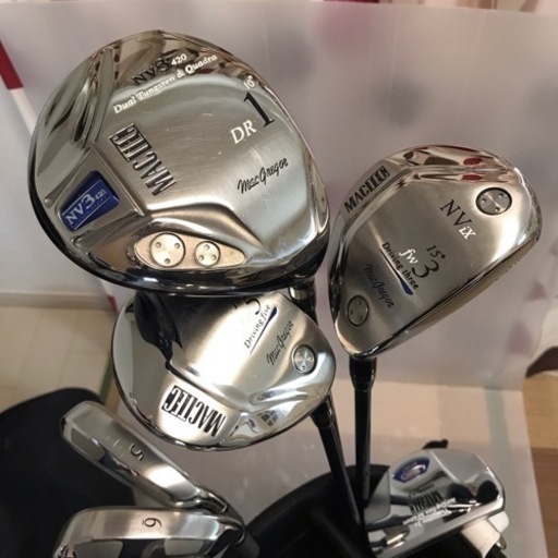 マックテックレディースNV DR、FW5・7・9、UT6セット Lシャフト