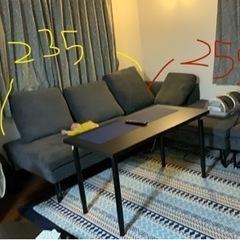 かなり大きいソファ