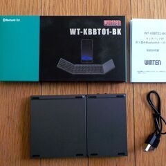 モバイルキーボード Bluetooth タッチパッド付 Wint...