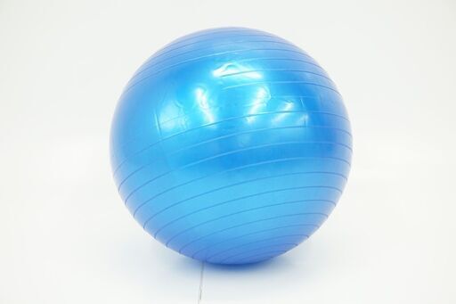 バランスボール 55cm ブルー フィットネス トレーニング ストレッチ 体幹 スポバイ 八幡のフィットネス トレーニングの中古あげます 譲ります ジモティーで不用品の処分
