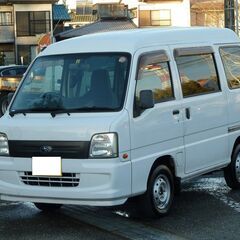 H20 サンバーバン　トランスポーター　車検４年９月　ETC　キ...