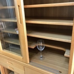 ナチュラル 北欧スタイル 食器棚 キッチンボード 本棚