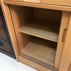 ナチュラル 北欧スタイル 食器棚 キッチンボード 本棚