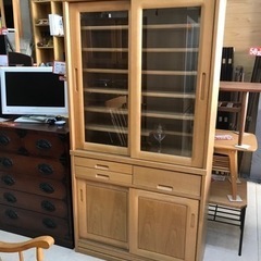 ナチュラル 北欧スタイル 食器棚 キッチンボード 本棚