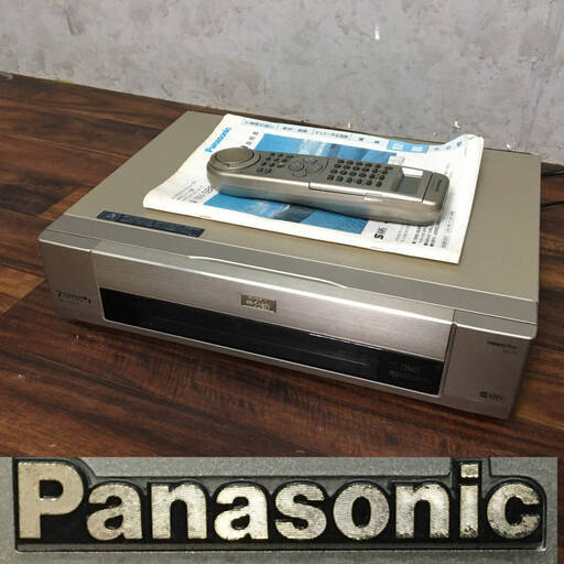 ⭕⭕⭕PH6/73　Panasonic パナソニック ビデオデッキ リモコン TBC S-VHS 高画質 NV-SB800W 再生機器 中古品 動作確認⭕⭕⭕