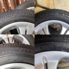 スタッドレス (ブリヂストン) & アルミホイール 4本セット 215/60R17