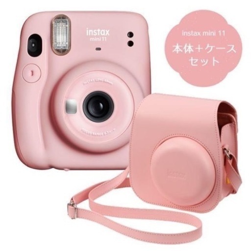 新品FUJI FILM INSTAXミニチェキ11  専用カメラケース保証書付