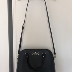 【新品/未使用】kate spade 黒バック（ショルダー付）