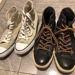 converseハイカット2足26センチ27センチ