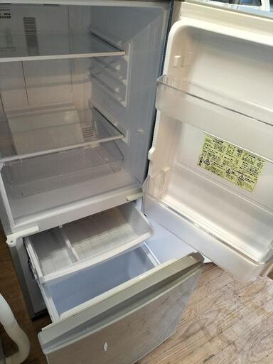 シャープ（SHARP）J-D14C-S　2ドア冷凍冷蔵庫137L つけかえどっちもドア 2017年製