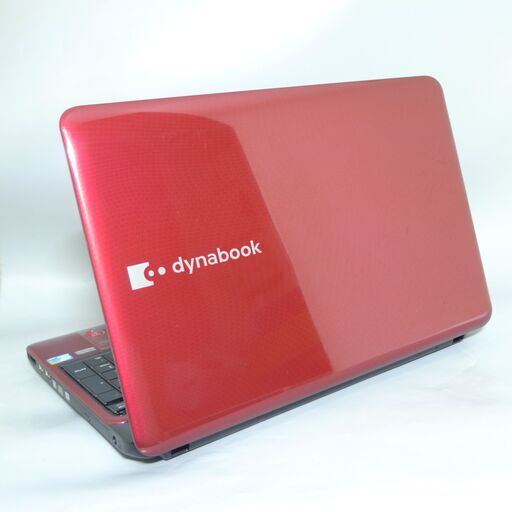 即使用可 レッド ノートパソコン 15.6型 東芝 dynabook EX/56MRDS 中古 