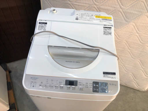 シャープ 5.5kg 洗濯機 2019年 美品 | camarajeriquara.sp.gov.br
