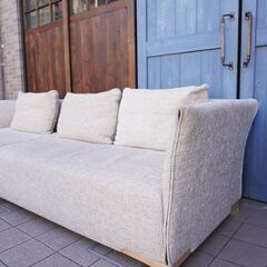 北海道旭川のメーカーCONDE HOUSE(カンディハウス)の吉野利幸デザインMOLA LUX（モーララックス）カウチソファです。ナラ無垢材を使用したコーナーソファーは北欧スタイルなどに♪BL409