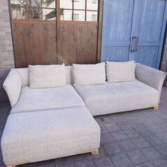 北海道旭川のメーカーCONDE HOUSE(カンディハウス)の吉野利幸デザインMOLA LUX（モーララックス）カウチソファです。ナラ無垢材を使用したコーナーソファーは北欧スタイルなどに♪BL409