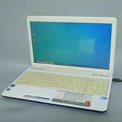 即使用可 ホワイト ノートパソコン 中古良品 15.6型 東芝 dynabook EX