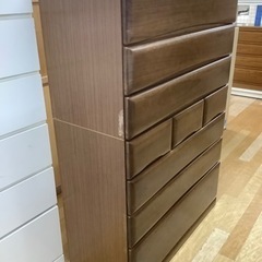 サンウッディ　ハイチェスト　7段　ブラウン【トレファク岸和田店】 サンウッディ ハイチェスト 7段 ブラウン【トレファク岸和田店】